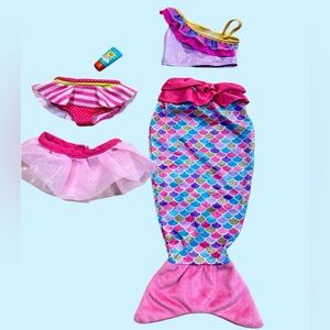 5 Pcs Lot of Doll Clothes & Accessories Fits 18 inch American Girl